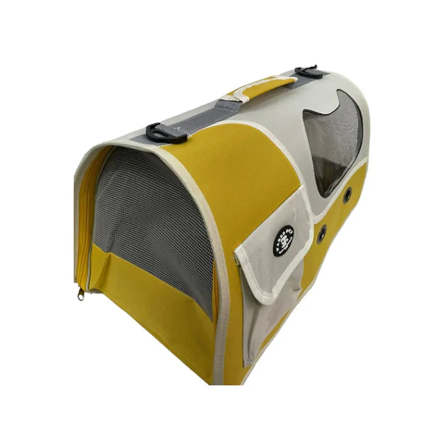 Bolso Multifuncional Bicolor Amarillo 44x25x25  2