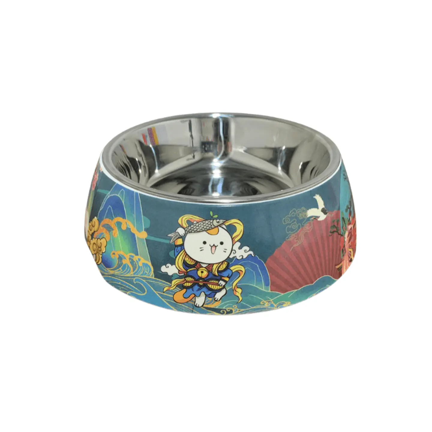 Plato Melamina y acero Inox 700 ml  1