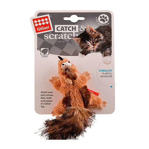 Catch Scratch Catnip Ardilla 