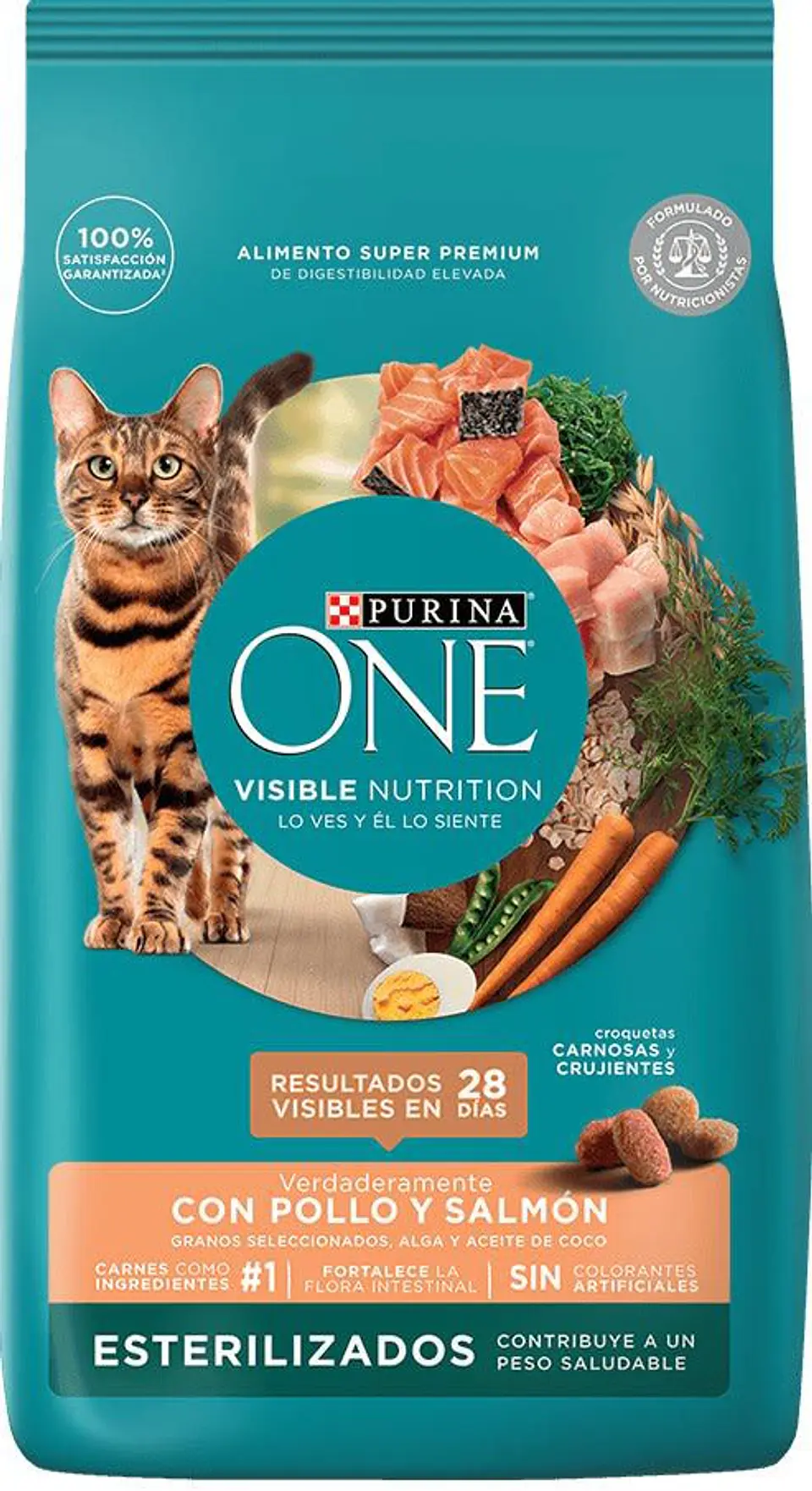 Purina One Adulto Esterilizado Salmon 2K 1