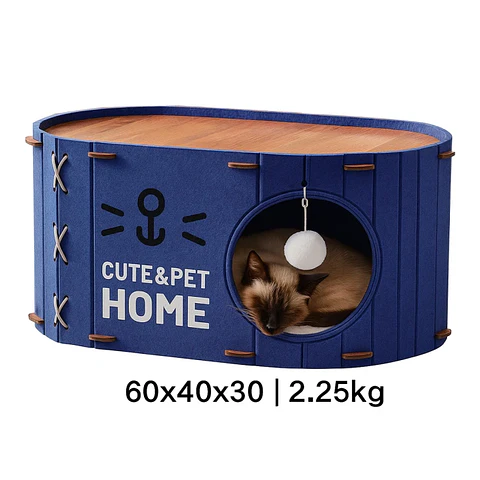Nido Para Gato 60x40x30 cm