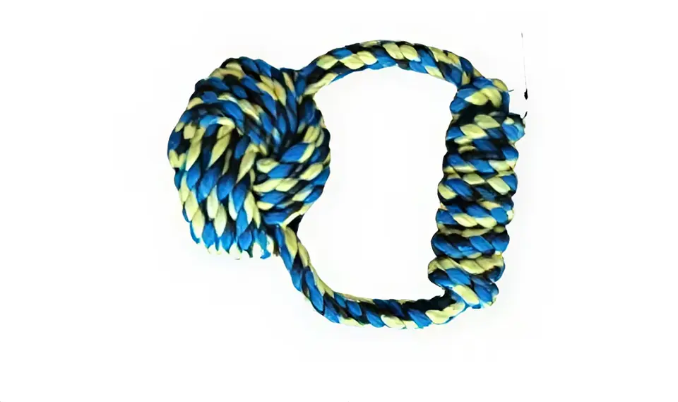 Juguete Cuerda y Pelota Algodon 20cms  1