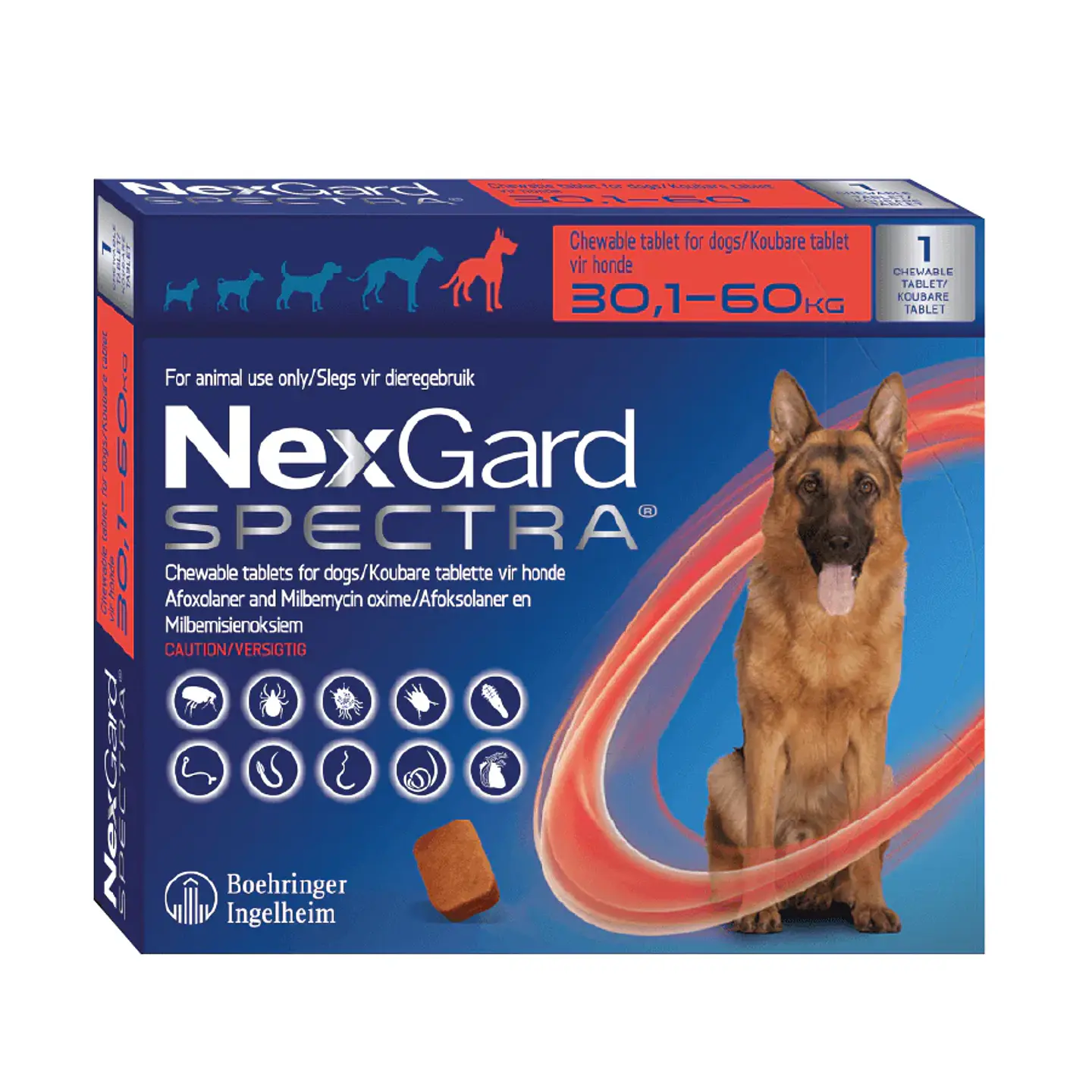 Nexgard Spectra 1 Comprimido 30K a 60k  1