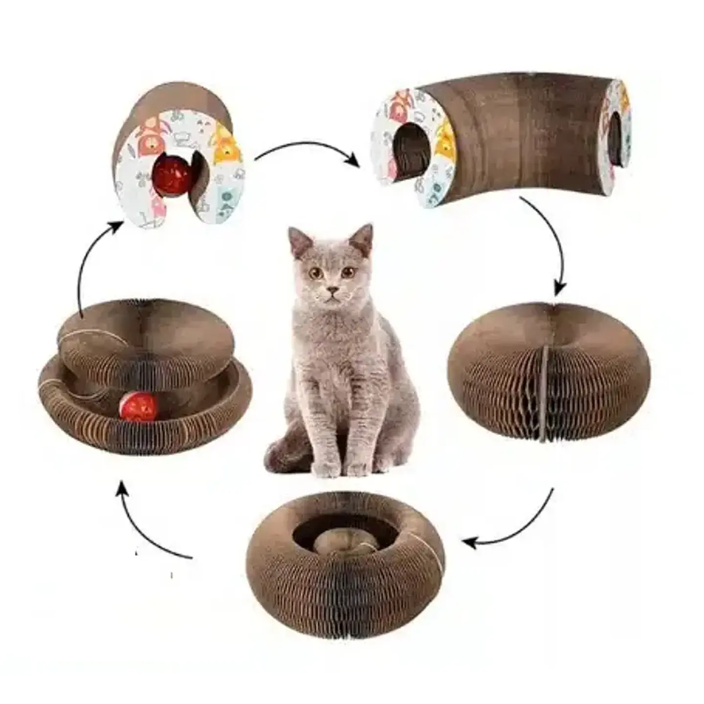 Rascador de Gato con Pelota  2