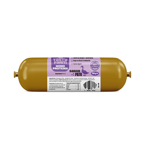 Tasty Farm Salchichas Monoproteicas Pato 150grs 