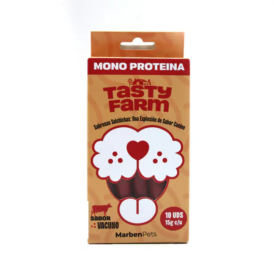 Tasty Farm Salchichas Monoproteicas 15grs 1