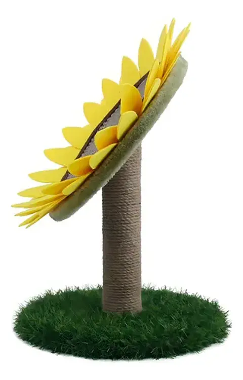 Rascador Forma de Girasol 30x30x54cms 