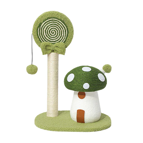 Rascador Seta Verde 37.5 x 28 x54 cms 