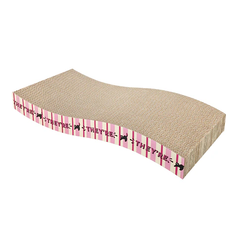 Rascador con diseño Rosado 43x21 cms 