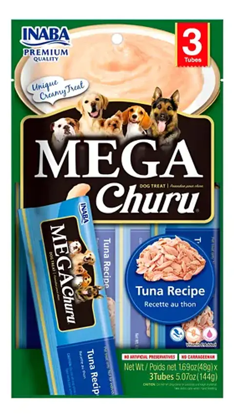 Mega Churu Dog Atun 48grs 3 Tubos 