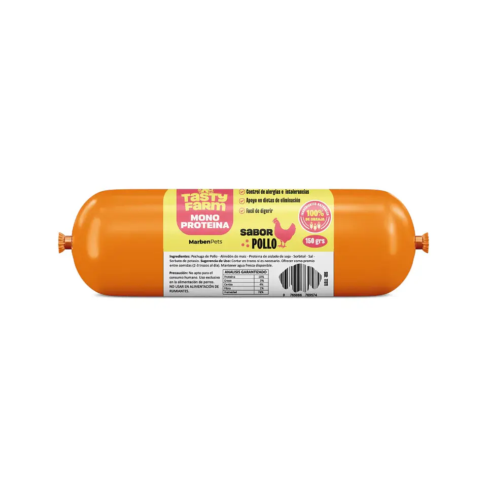 Tasty Farm Salchichas Monoproteicas 150grs 1