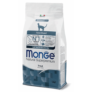 Monge Gato Esterilizado Trucha 1.5K 