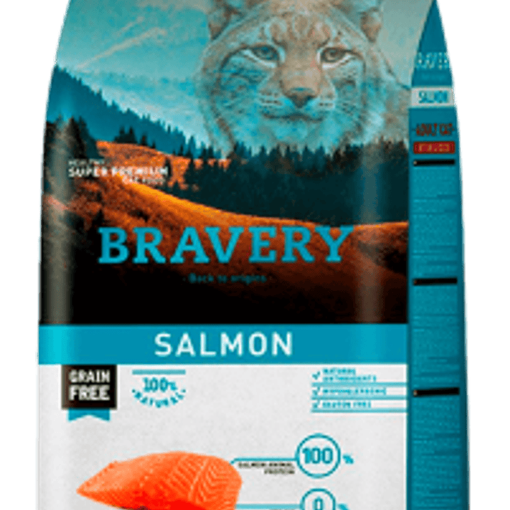 Bravery Salmon Adult Cat Sterilized 7+1  1