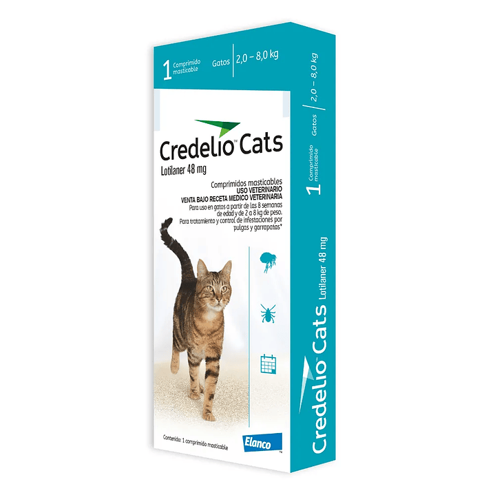 Credelio Cat Antiparasitario Externo Masticable 3