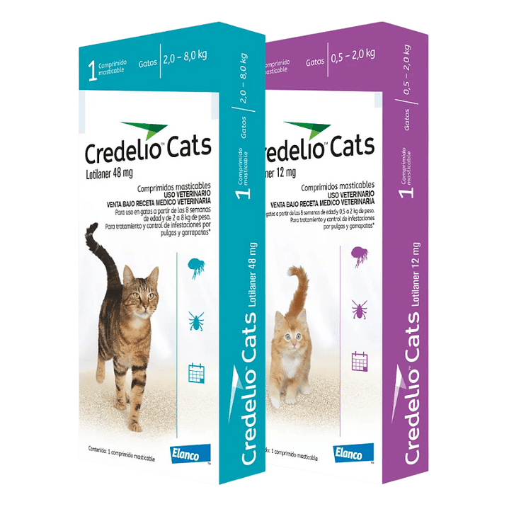 Credelio Cat Antiparasitario Externo Masticable 1