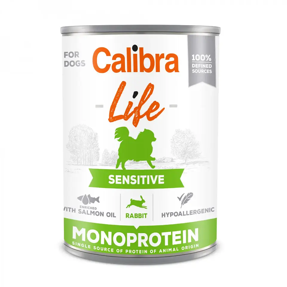 Calibra Life HumedoVet Dog Sensitive Rabbit 400grs  1