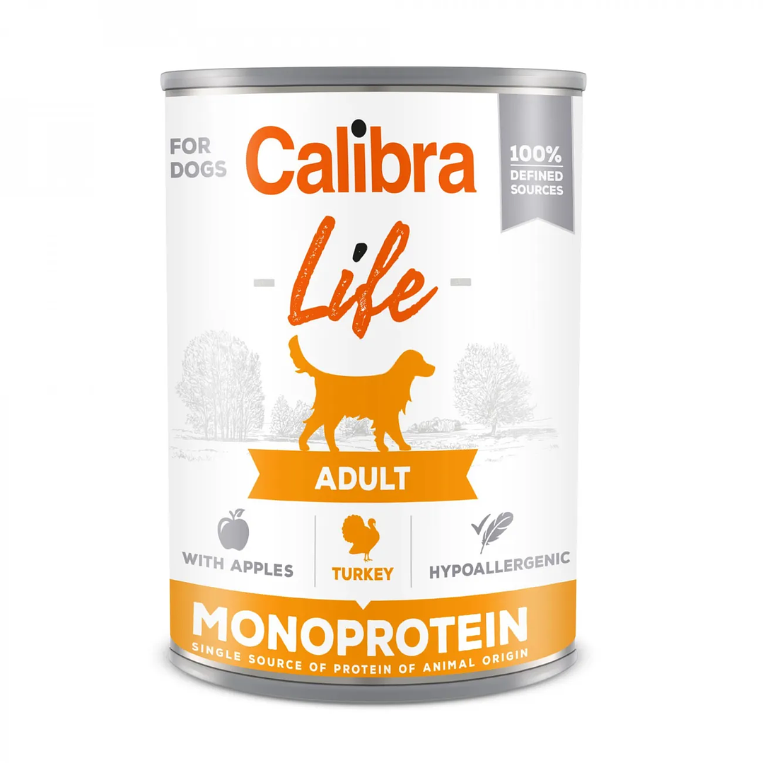 Calibra Life Dog MonoProtein Lata 400 grs 1