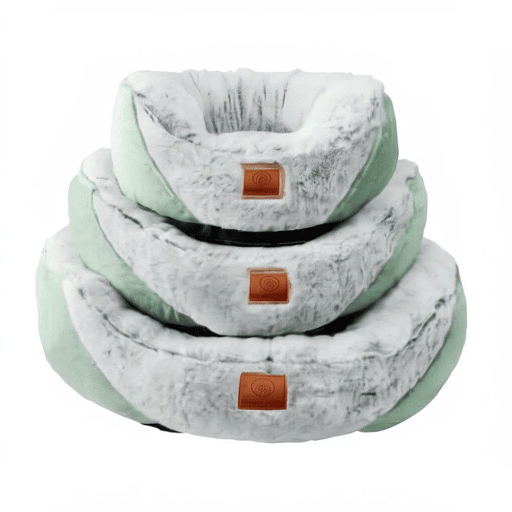 Cama Perro Acolchada Verde S  1