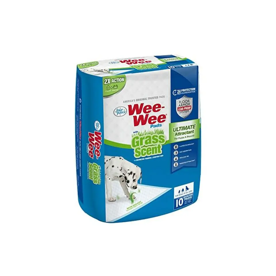 Wee-Wee Pads With Grass Scent  1
