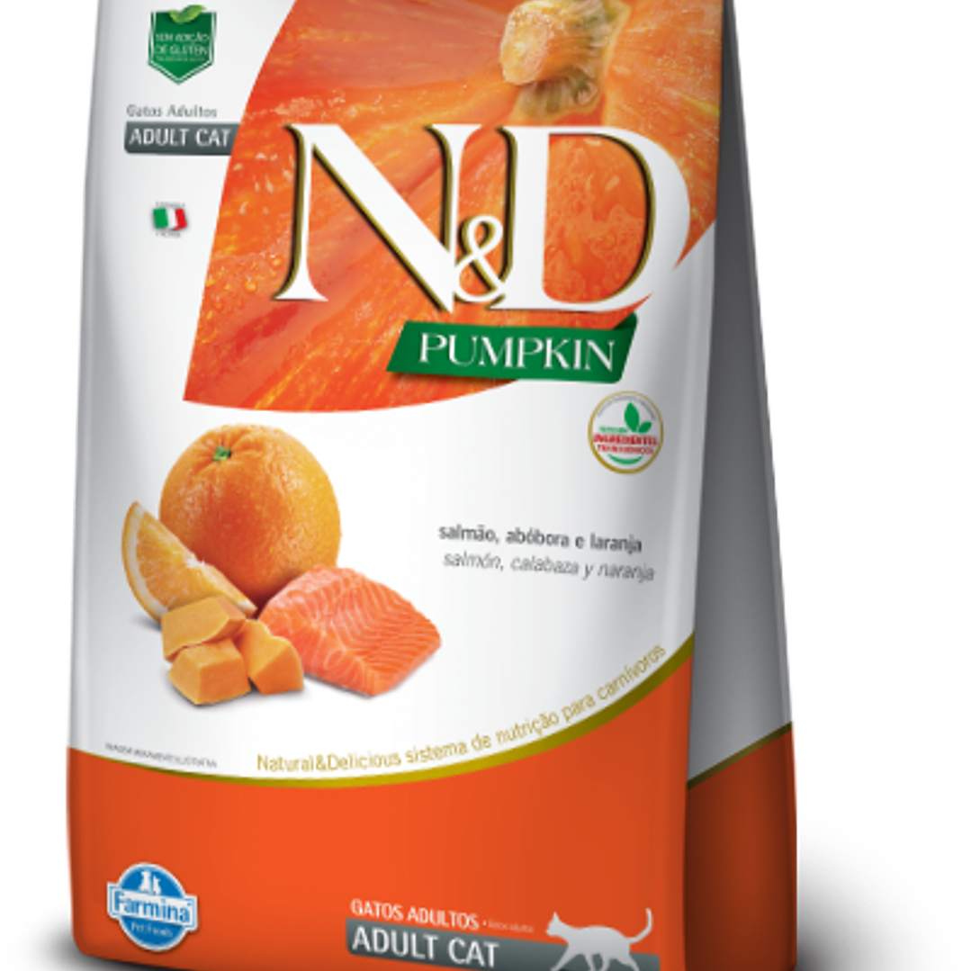 ND Pumpkin Feline Adulto Salmon 1.5K 1