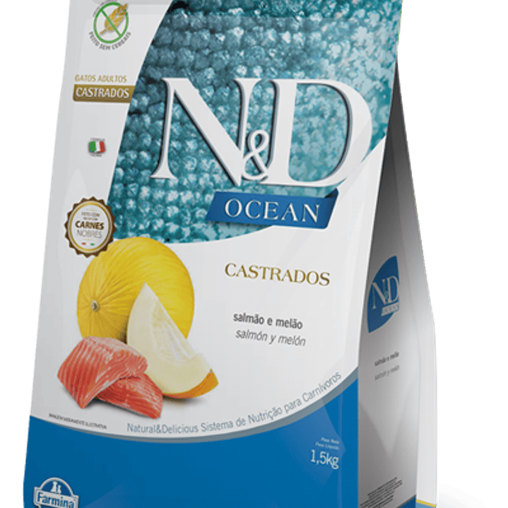 ND Ocean Feline Salmon Castrado 1.5K  1