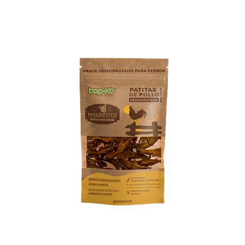 Snack Wild Bites Patitas de Pollo 60g 