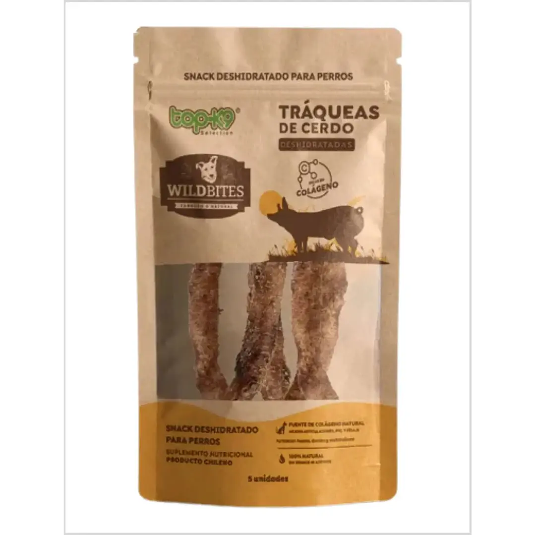 Snack Bites Traquea de Cerdo 5 uni  1