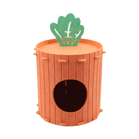 Casa Zanahoria Gatos 40x40 cms 