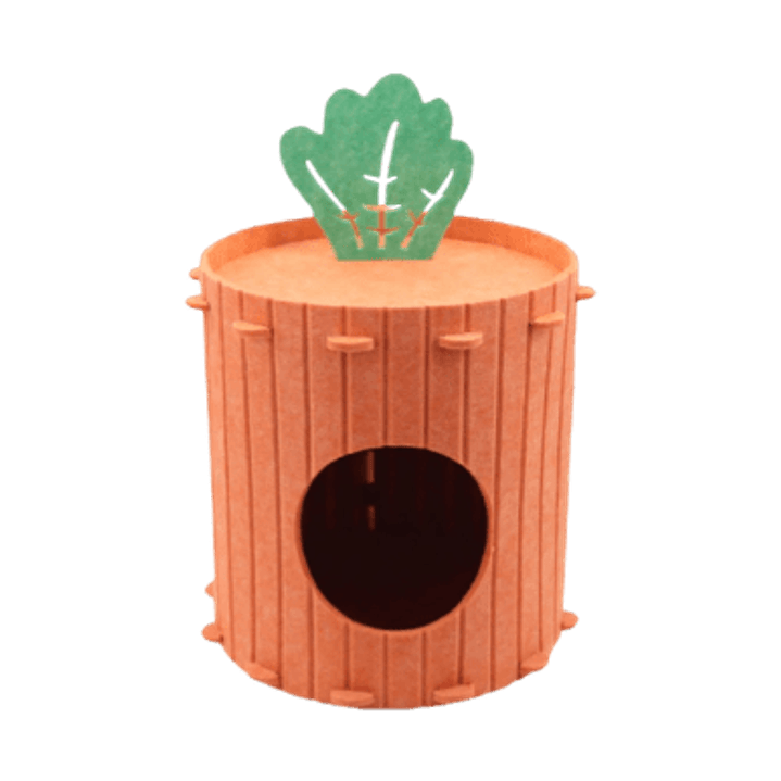 Casa Zanahoria Gatos 40x40 cms  1