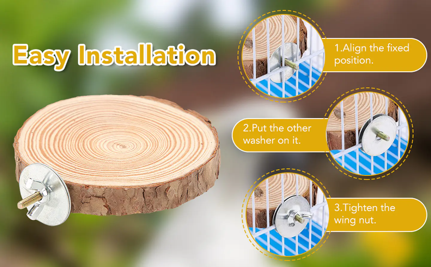 Madera Para Aves Jaulas  2