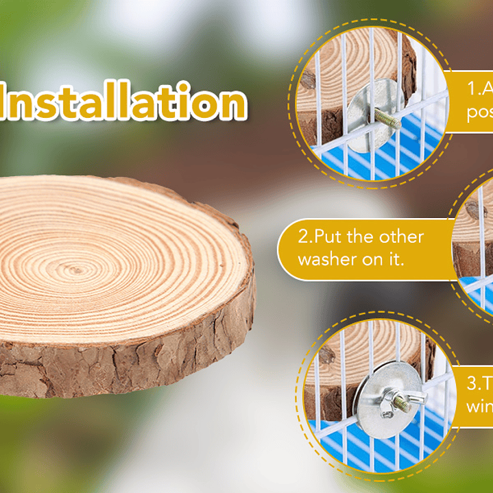 Madera Para Aves Jaulas  2