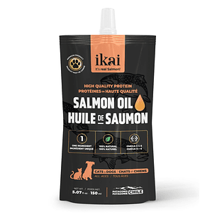 Aceite de Salmon Ikai Perros y Gatos 150ml 