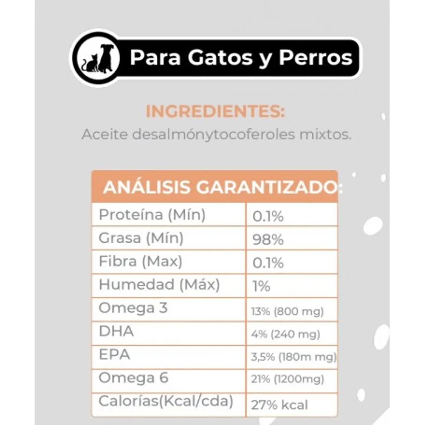 Aceite de Salmon Ikai Perros y Gatos 150ml  2