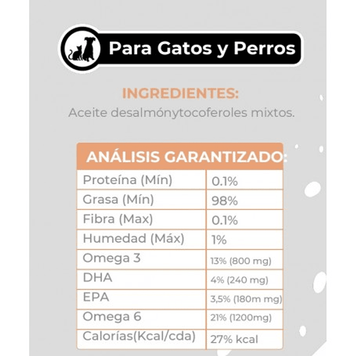 Aceite de Salmon Ikai Perros y Gatos 150ml  2