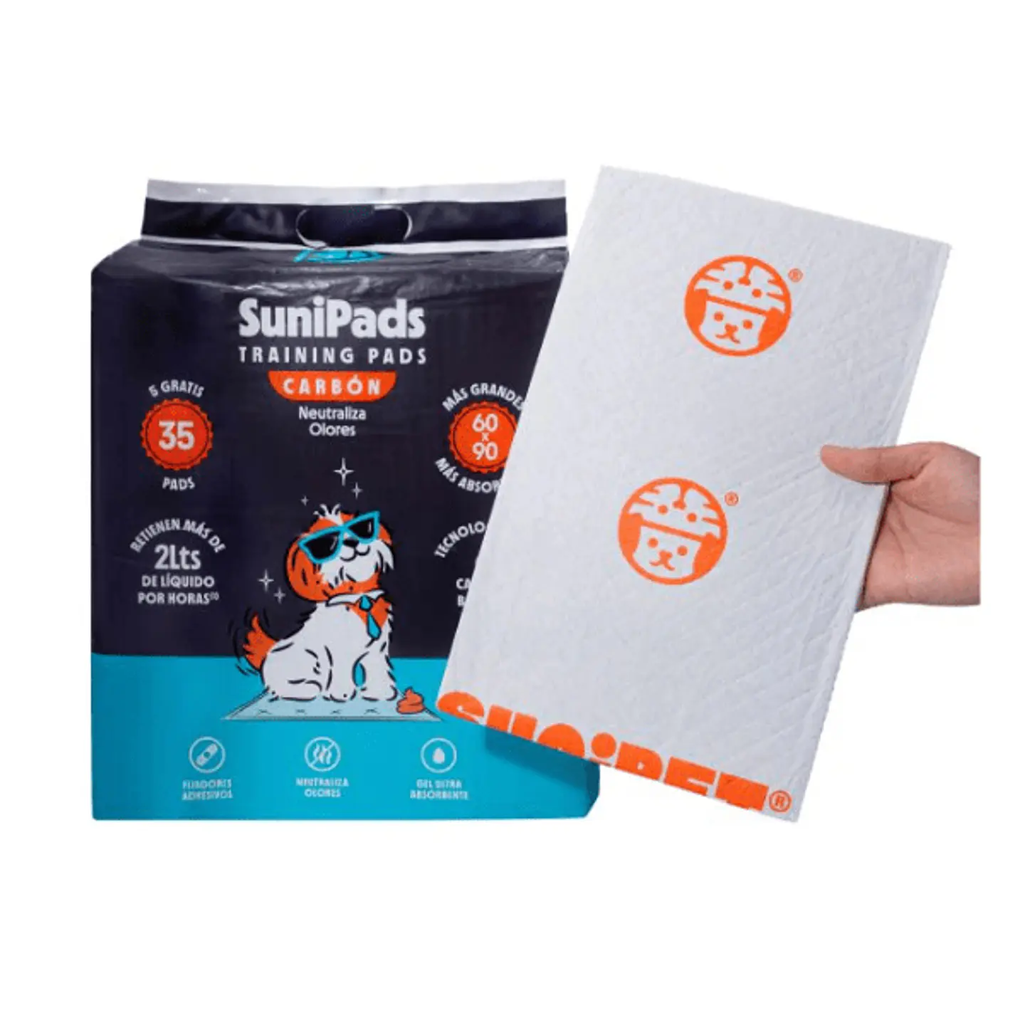 SuniPads Carbon 60x90 35 unidades  2