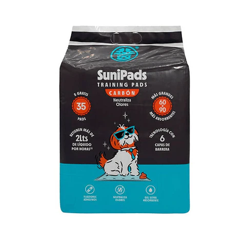 SuniPads Carbon 60x90 35 unidades 