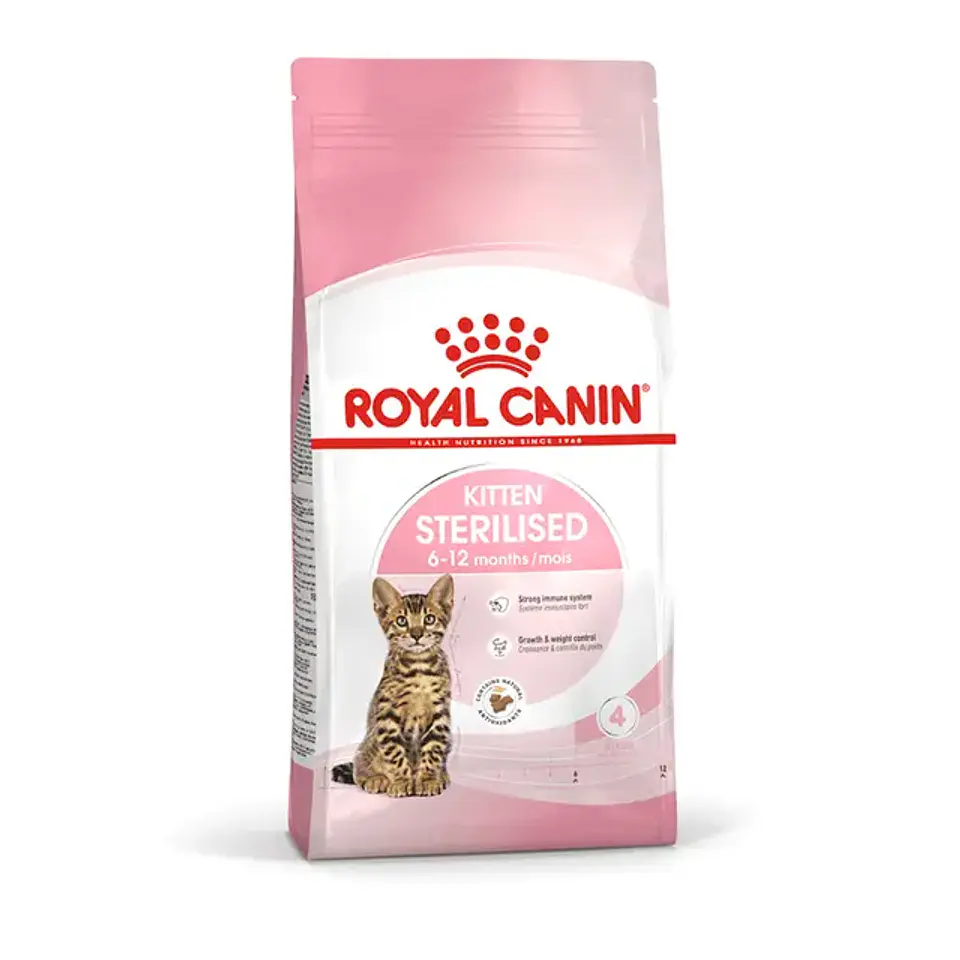 Royal Canin Kitten Sterilised 6 a 12 meses 4K 1