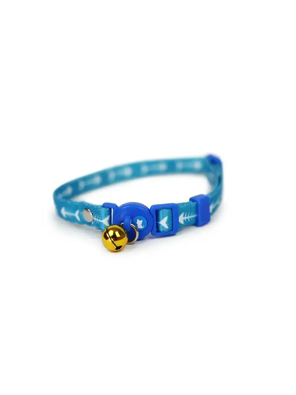 Hey Collar para Gatos Celeste Pescado 2