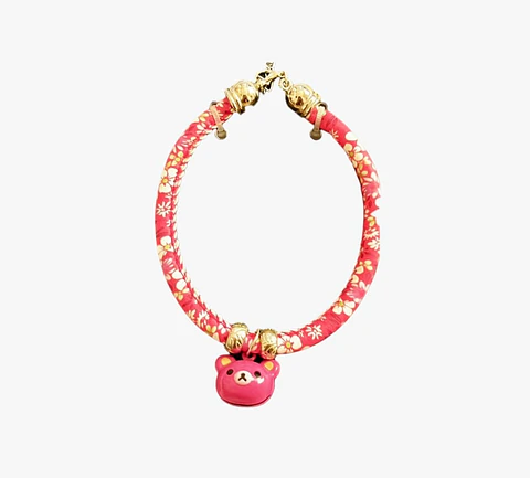 Collar Floral Con Dije 24.31cms 