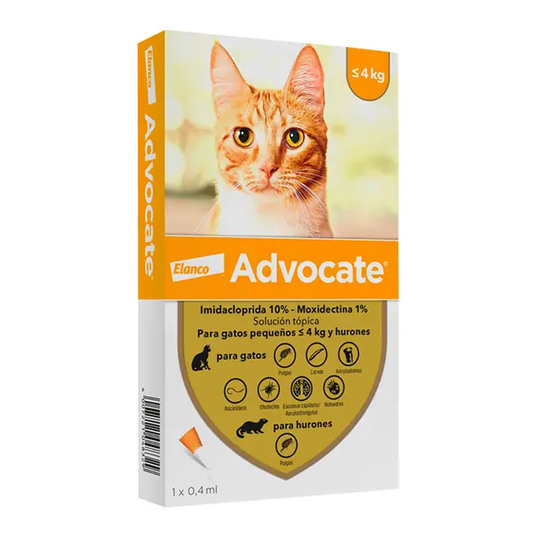 Advocate Para Gatos y Hurones Uso Externo  1