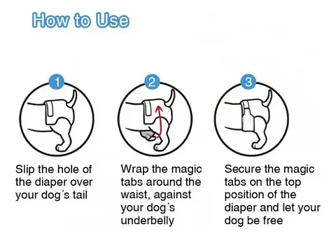 Pañal para perros THXPET XL
