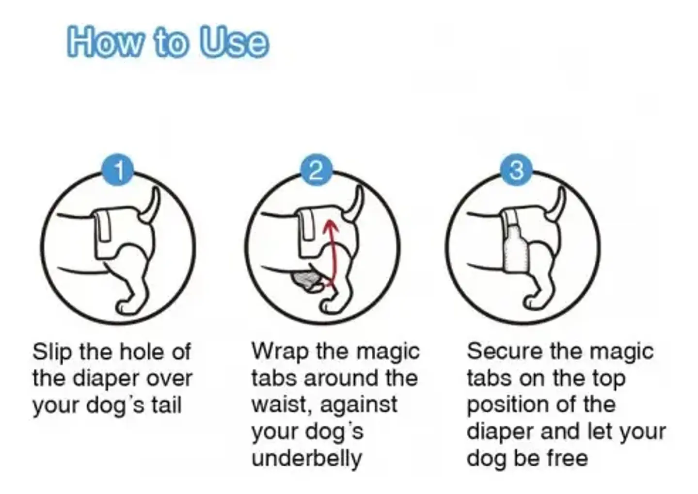 Pañal para perros THXPET XL 2