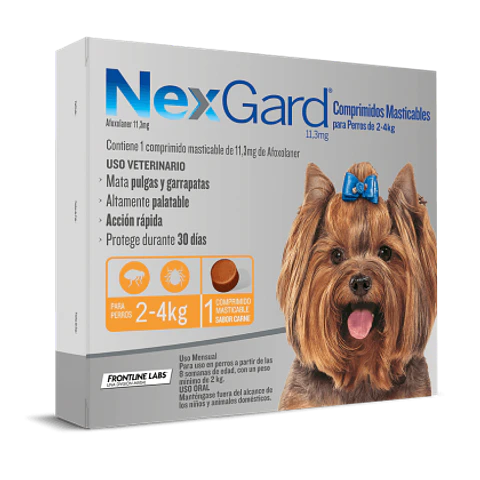NexGard de 2 a 4K 1 Comprimido 