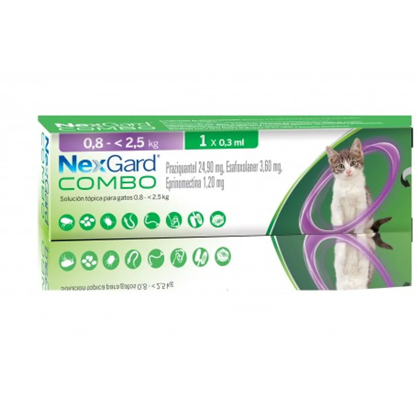 NexGard Combo Gato 0.8 a 2.5K 1