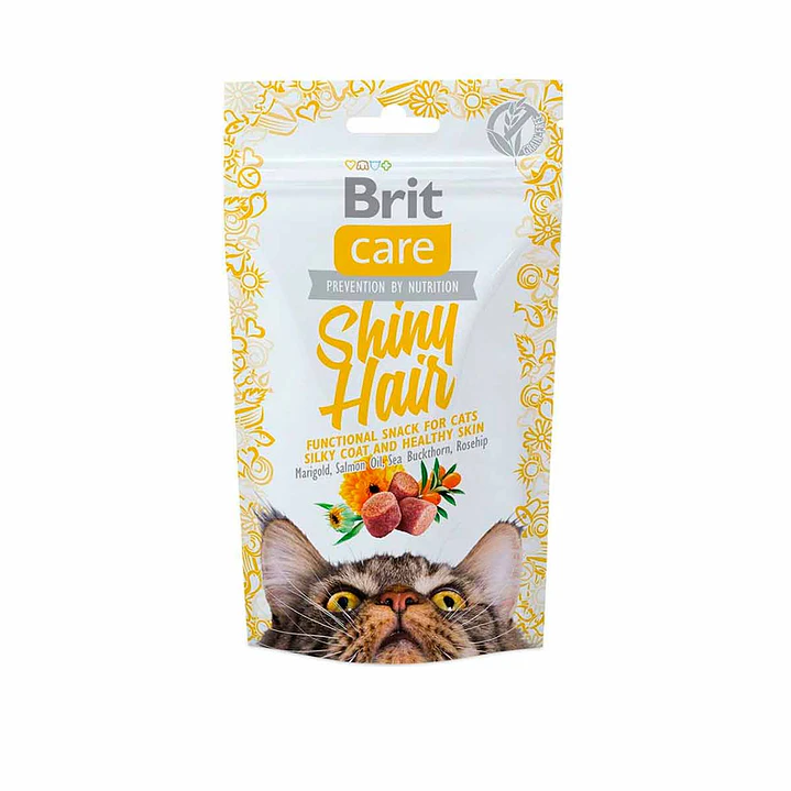 Brit Care Snack Shiny Hair 50grs  1