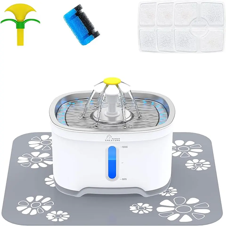 Fuente Flor acero inoxidable 2.5L  2