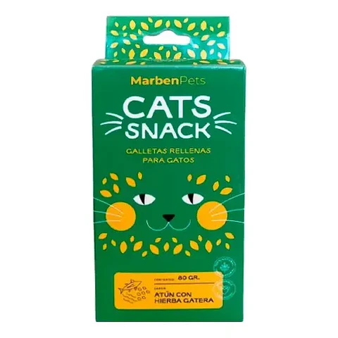 Cats Snack Galleta Rellena 80grs