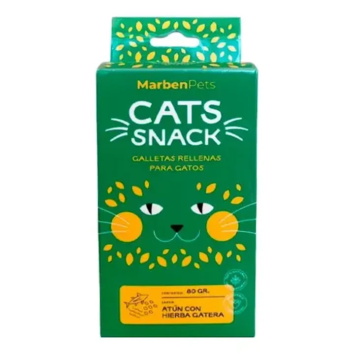 Cats Snack Galleta Rellena 80grs 1