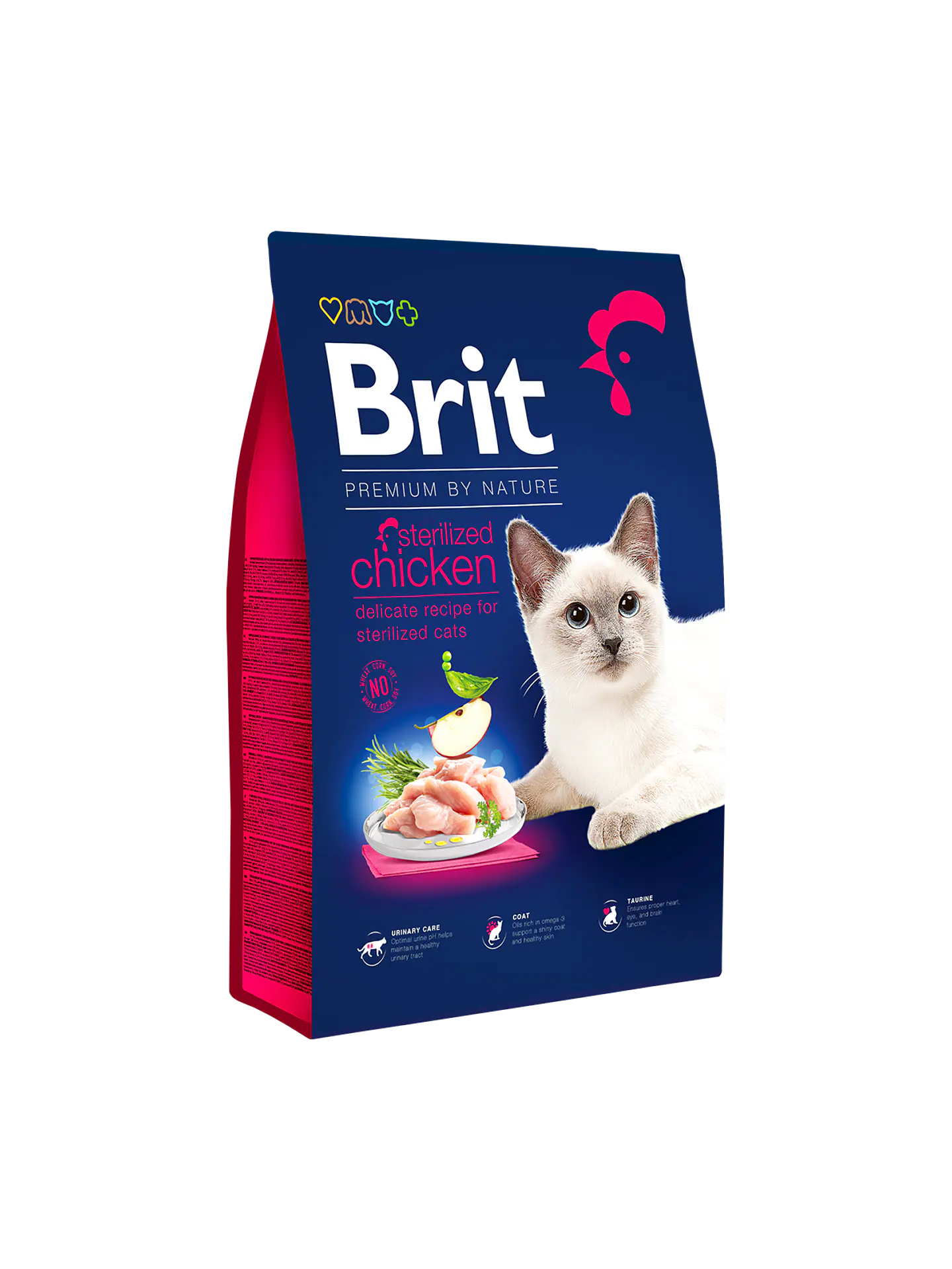 Brit Premium By Nature Cat 1.5K Esterilizado Pollo 1