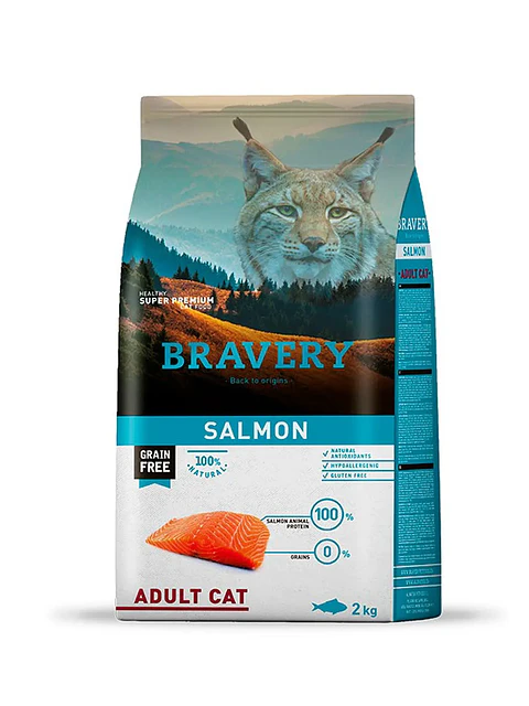 Bravery Salmon Adult Cat alimento para gato